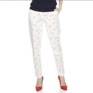 Armani Jeans Womens White Cotton Logo Trousers Pants 3Y5P10 Size 24 US 34 EU